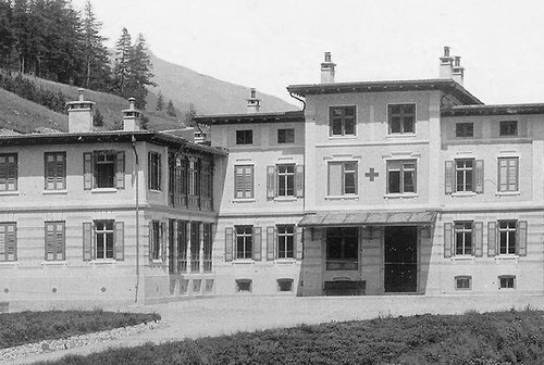 Erstes Spital in Samedan ca. 1885